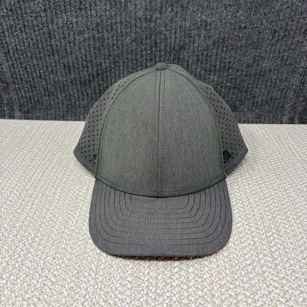 Melin Hydro A-Game Grey Snapback Hat Performance Cap